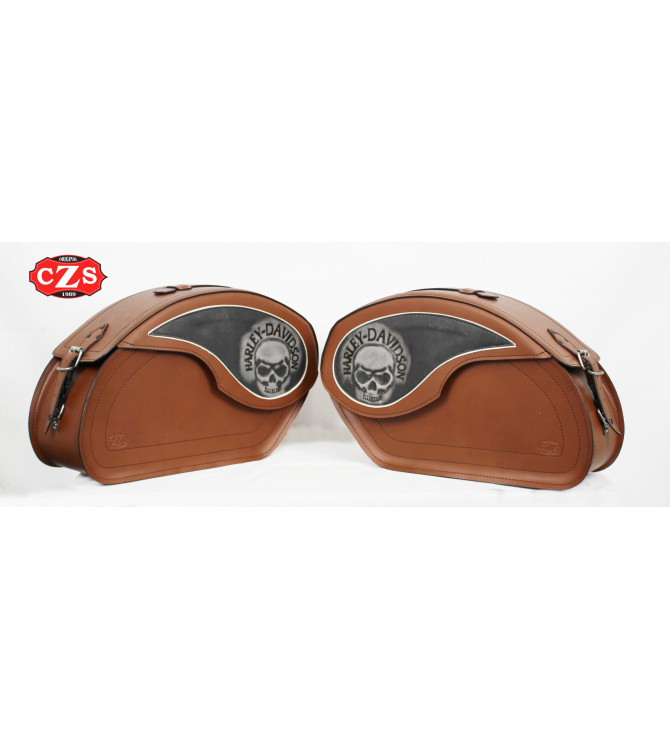 Sacoches Rigides mod, VENDETTA Basique - UNIVERSEL - Brun Clair -