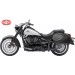 Sacoches Rigides pour Kawasaki Vulcan 900 mod, VENDETTA - Basique - Spécifique - Blancs -