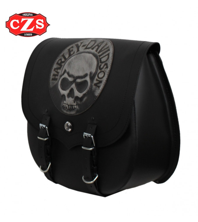 Sacoches pour Sportster Harley Davidson mod, SPARTA - HD Crâne - Adaptables