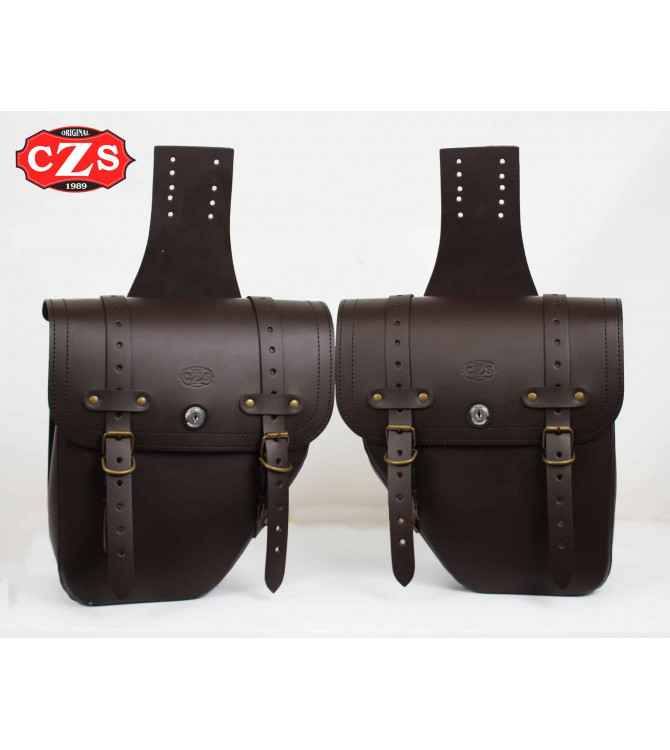 CENTURION Saddlebag for Meteor 350 Royal Enfield - Right - Choco