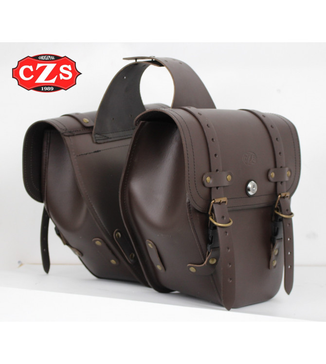 CENTURION Bisaccia per Meteor 350 Royal Enfield - Destra - Choco