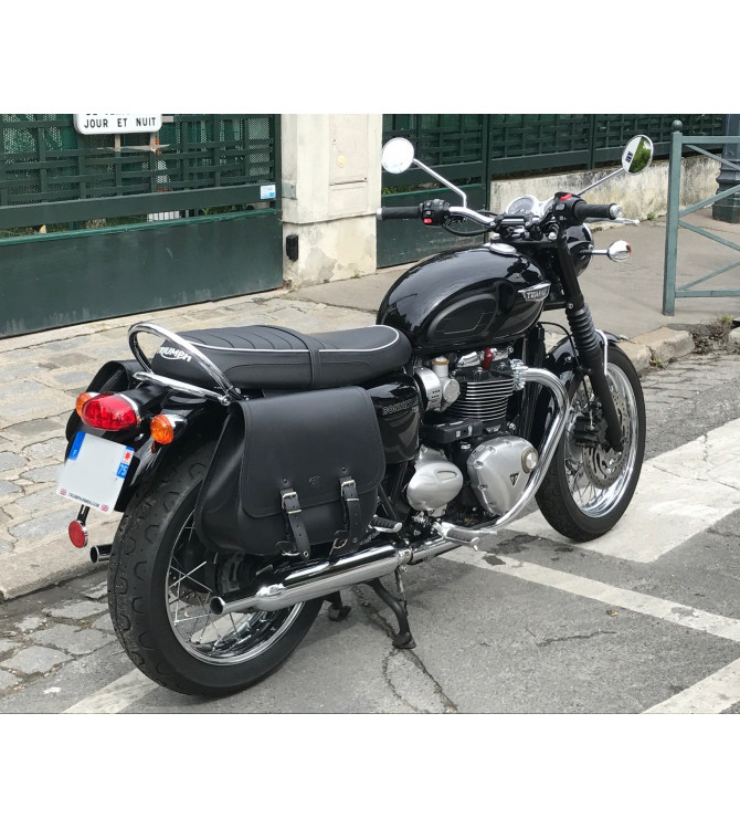 Satteltasche für Triumph Bonneville T100/T120 mod, SCIPION Basic - RECHT