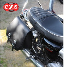 Sacoche pour Triumph Bonneville T100/T120 mod, SCIPION Basique - DROITE 