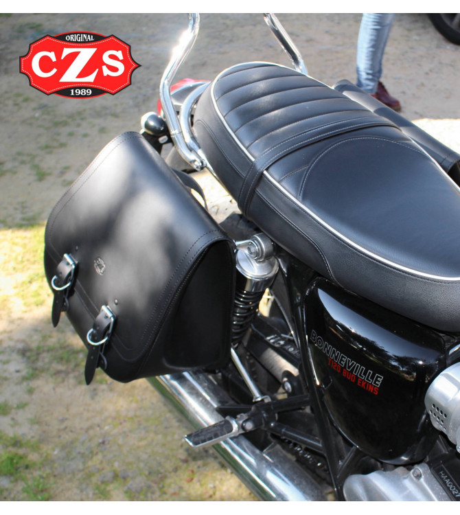 Sacoche pour Triumph Bonneville T100/T120 mod, SCIPION Basique - DROITE 