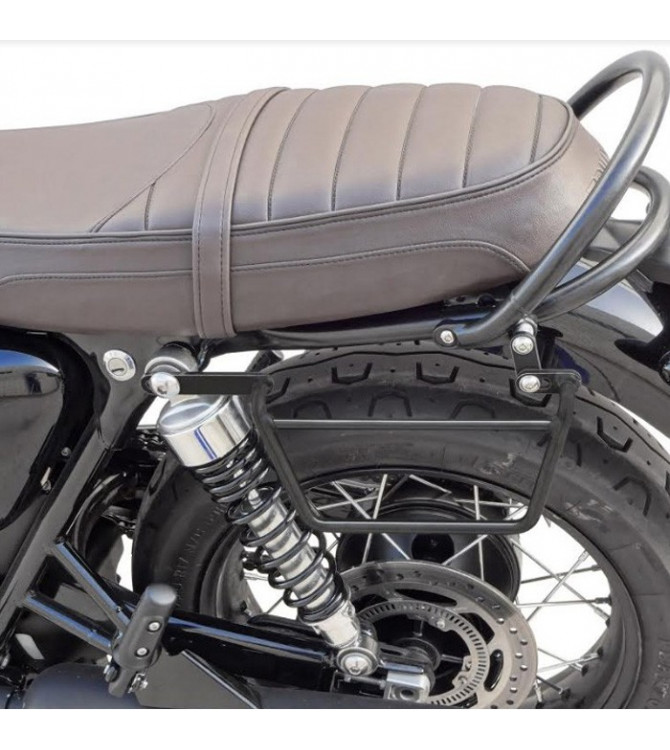 Set de Alforjas para Triumph Bonneville T100 mod, SCIPION - Básica - Sistema KLICKFIX -