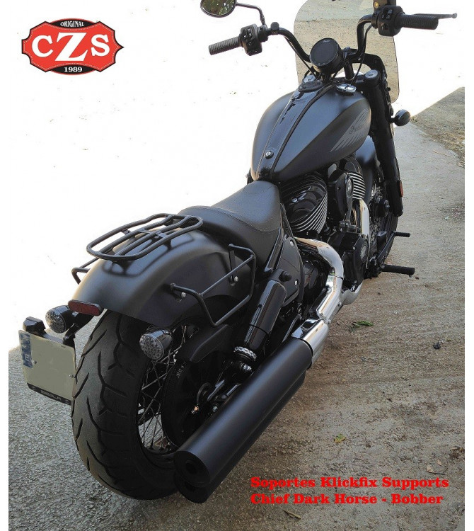 BANDO Satteltaschen mit Klickfix System für Indian Chief - Chief Dark Horse - Chief Bobber ab 2021