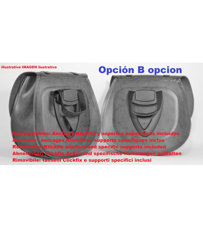Alforjas BANDO para Indian Chief - Chief Dark Horse - Chief Bobber desde 2021 