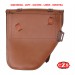 Borsa laterale per Royal Enfield Bullet Classic Squadron mod, CENTURION - Marrone Chiaro - SINISTRA