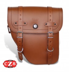 Saddlebag for Mash Force 400 mod, CENTURION - Light Brown - Adaptable - LEFT