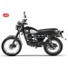 Saddlebag for Classic motorcycles mod,MARBELLA Cafe Racer style - UNIVERSAL - Black/White