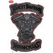 Patch Vintage personnalisé mod, HARLEY DAVIDSON - SKULL - 