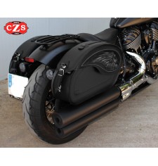 VENDETTA Big Boss Saddlebags for Indian Chief, Chief Bobber and Chief Dark Horse® from 2020 - Color Black