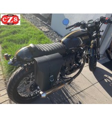 GUN Satteltasche für Bullit Spirit 125 cc, Cafe Racer - Anpassungsfähig - RECHTS