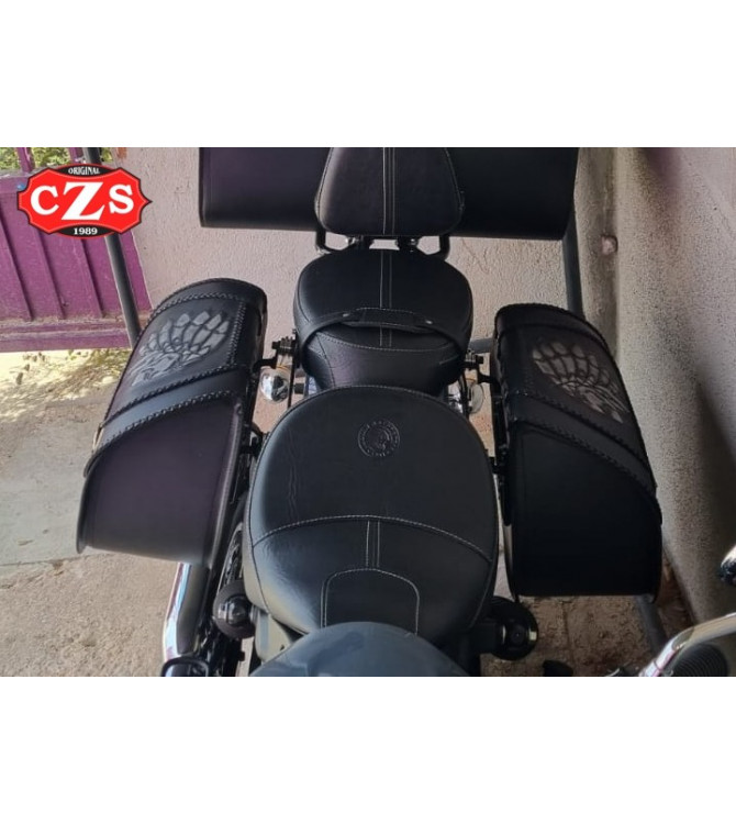 Juego de Alforjas JABATO Big Boss para Indian Scout Sixty