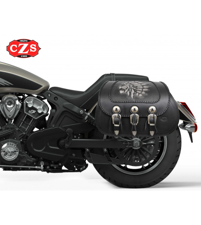 Set of JABATO Big Boss Saddlebags for Scout Sixty