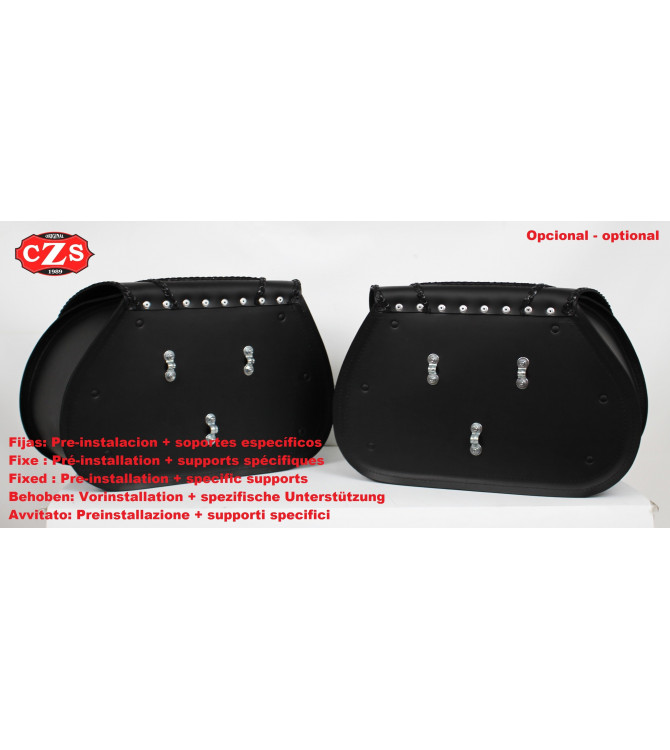 Set of JABATO Big Boss Saddlebags for Scout Sixty