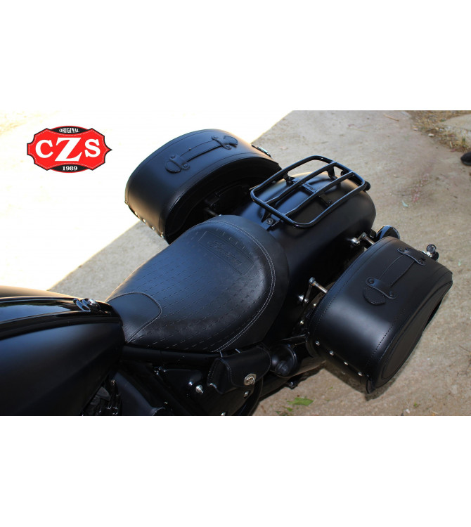 VENDETTA Sacoches cavalières Big Boss pour Indian Chief, Chief Bobber et Chief Dark Horse® à partir de 2020 - Couleur Noir