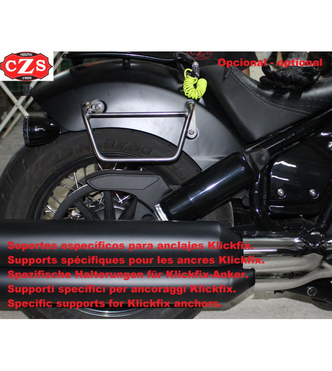 VENDETTA Big Boss Saddlebags for Indian Chief, Chief Bobber and Chief Dark Horse® from 2020 - Color Black