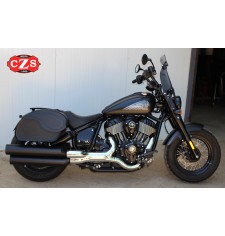 VENDETTA Sacoches cavalières Big Boss pour Indian Chief, Chief Bobber et Chief Dark Horse® à partir de 2020 - Couleur Noir