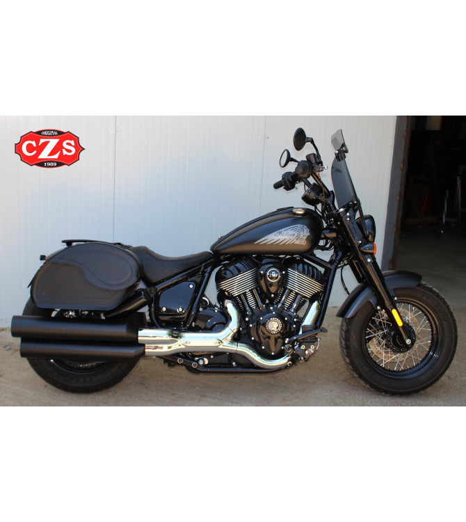 VENDETTA Big Boss Saddlebags for Indian Chief, Chief Bobber and Chief Dark Horse® from 2020 - Color Black