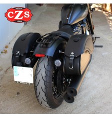 VENDETTA Sacoches cavalières Big Boss pour Indian Chief, Chief Bobber et Chief Dark Horse® à partir de 2020 - Couleur Noir