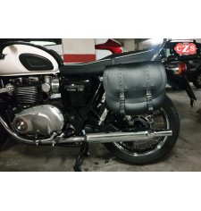 Alforja para Triumph Bonneville T100/T120 mod, BANDO Básica - Hueco amortiguador - IZQUIERDA