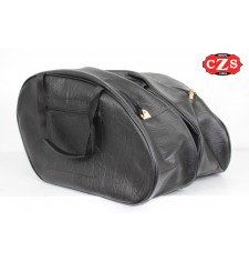 Bags inside to saddlebags