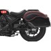 Rigid Saddlebags for Rebel 500 and Rebel 300 - ECLIPSE Red Profile