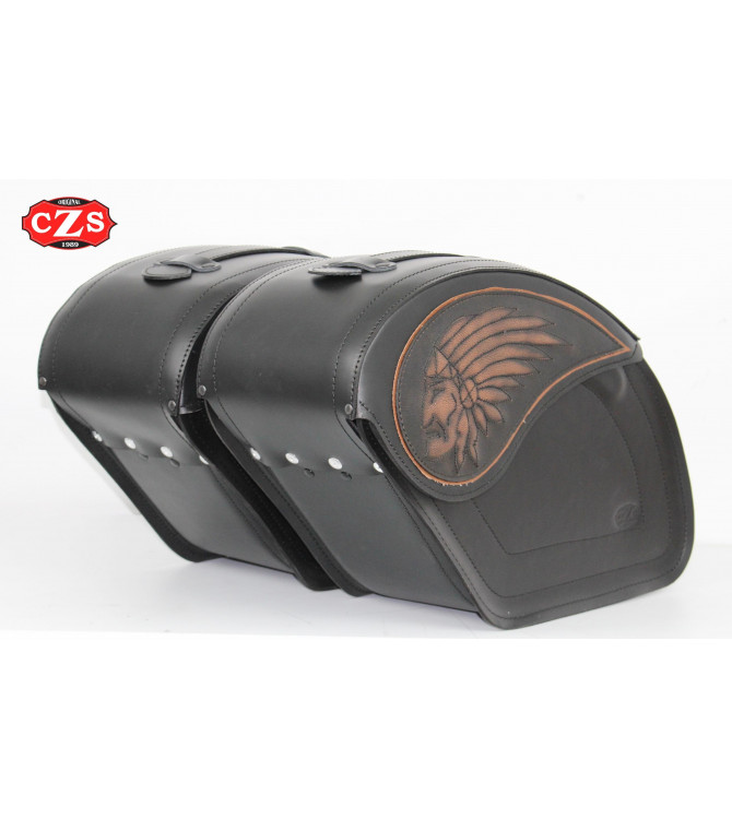 Starr Satteltaschen für Indian® Scout® Bobber mod, LEGEND - Big Boss - 