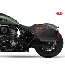 Borse laterali rigide per Indian® Scout® Bobber mod, LEGEND - Big Boss - 