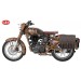 Alforja lateral para Royal Enfield Classic 500 Desert Storm - TRAJANO  Old Rat - Derecha