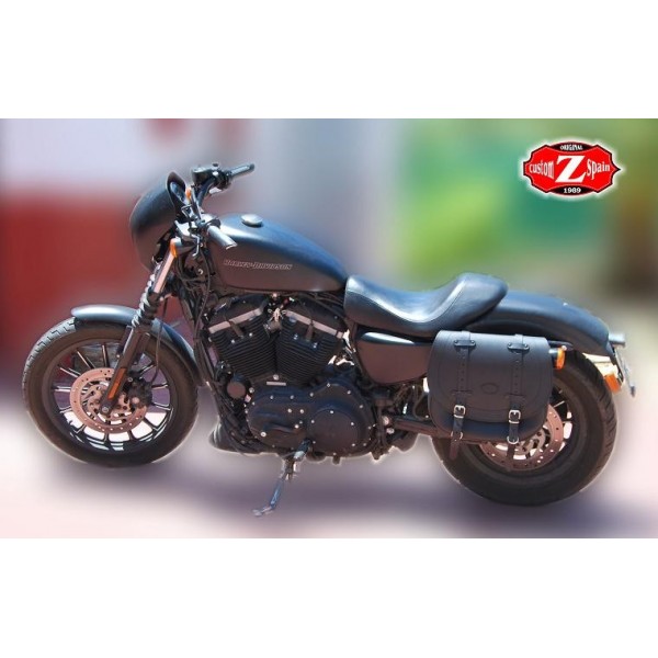 Bisaccia compatibile con moto custom Iron Arizona Nero Destra CB40724 :  : Auto e Moto