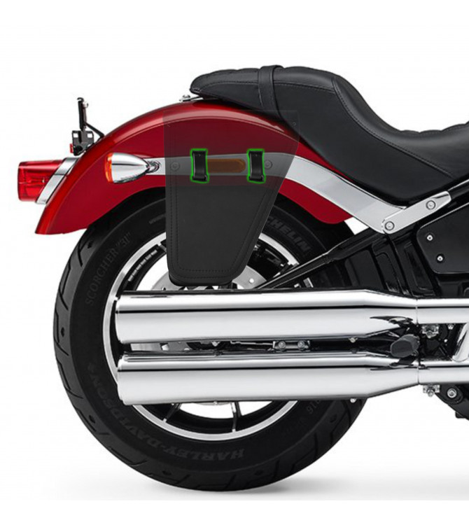 Sacoche mod, GUN pour Harley Davidson Softail Low Rider S