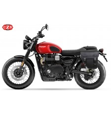 Alforja adaptable en Triumph Scrambler 900 - CENTURIÓN  Basica Izquierda 