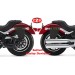 Set de sacoches pour Harley Davidson Softail Low Rider S 2020 mod, GUN - Spécifique