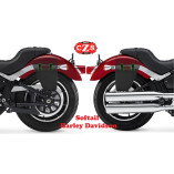 Set de alforjas para Harley Davidson Softail Low Rider S 2020 mod, PISTOLA - Específicas