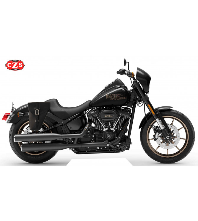 Set de alforjas para Harley Davidson Softail Low Rider S 2020 mod, PISTOLA - Específicas