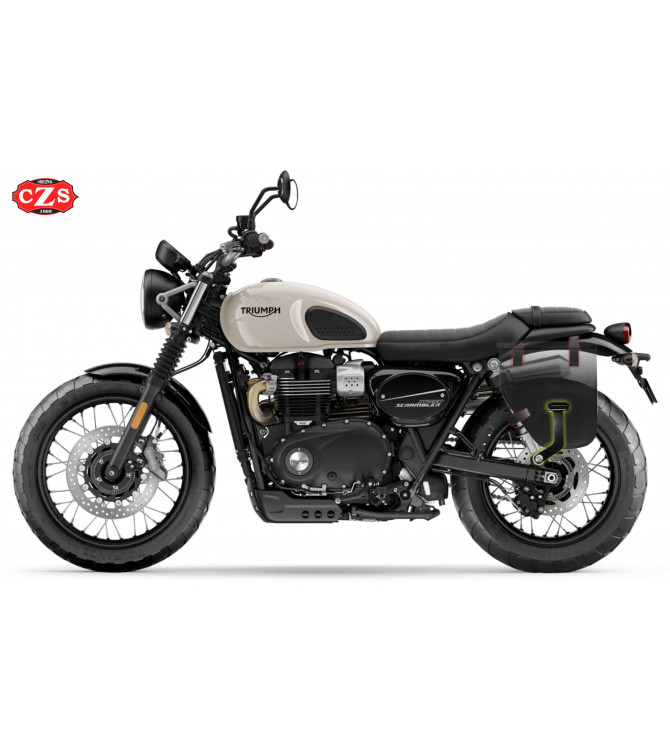 Saddlebag for Triumph Bonneville T120/T100 mod, CENTURION Adaptable - LEFT