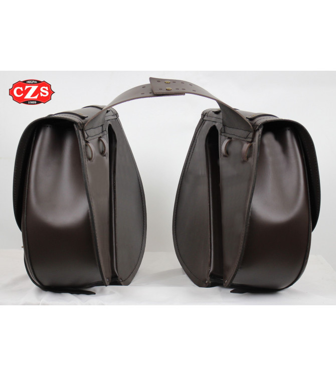 Satteltaschenset für Sportster Harley Davidson mod, BANDO Basis - Mit Loch für Dämpfungs -