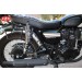 Bottle holder for Custom, Classic, Cafe Racer, Bobbers, etc... Platon Cruz de Malta - Black