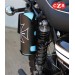 Bottle holder for Custom, Classic, Cafe Racer, Bobbers, etc... Platon Cruz de Malta - Black