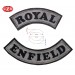 Set Parches en Piel Vintage textos Royal y Enfield 