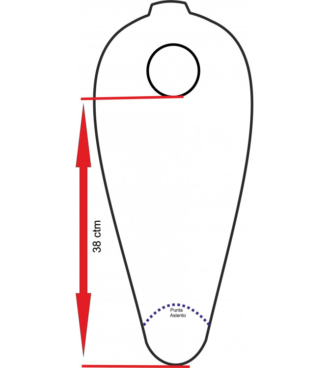 Corbata depósito para Honda Shadow 600 -  mod, ARGOS  Básico