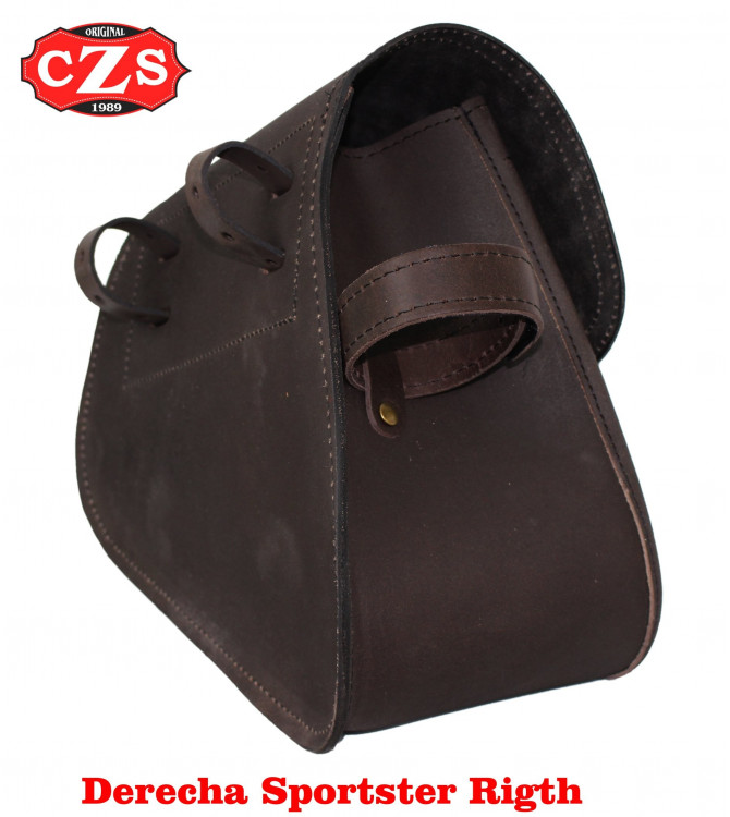 Saddlebag for Sportster Iron 883 2019 Harley Davidson mod, LEGION Basic Specific - Old Rat  - RIGHT