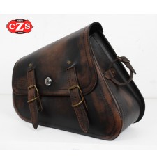 Borsa da sella forcellone per Dyna - Harley Davidson - mod, LEGION Vintage