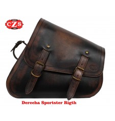 Borsa da sella forcellone per Dyna - Harley Davidson - mod, LEGION Vintage