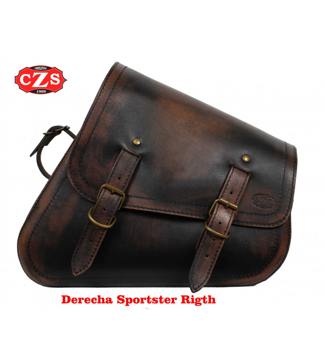 Swingarm saddlebag for Dyna - Harley Davidson - mod, LEGION Vintage