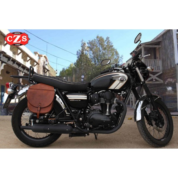 Western saddlebags for Kawasaki W800 W650