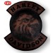 Parche Personalizado - Harley Davidson Cabeza Aguila - Marron Vintage