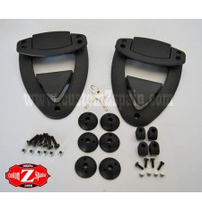 Alforjas Rigidas para softail DELUXE Harley Davidson mod, CAMPEADOR